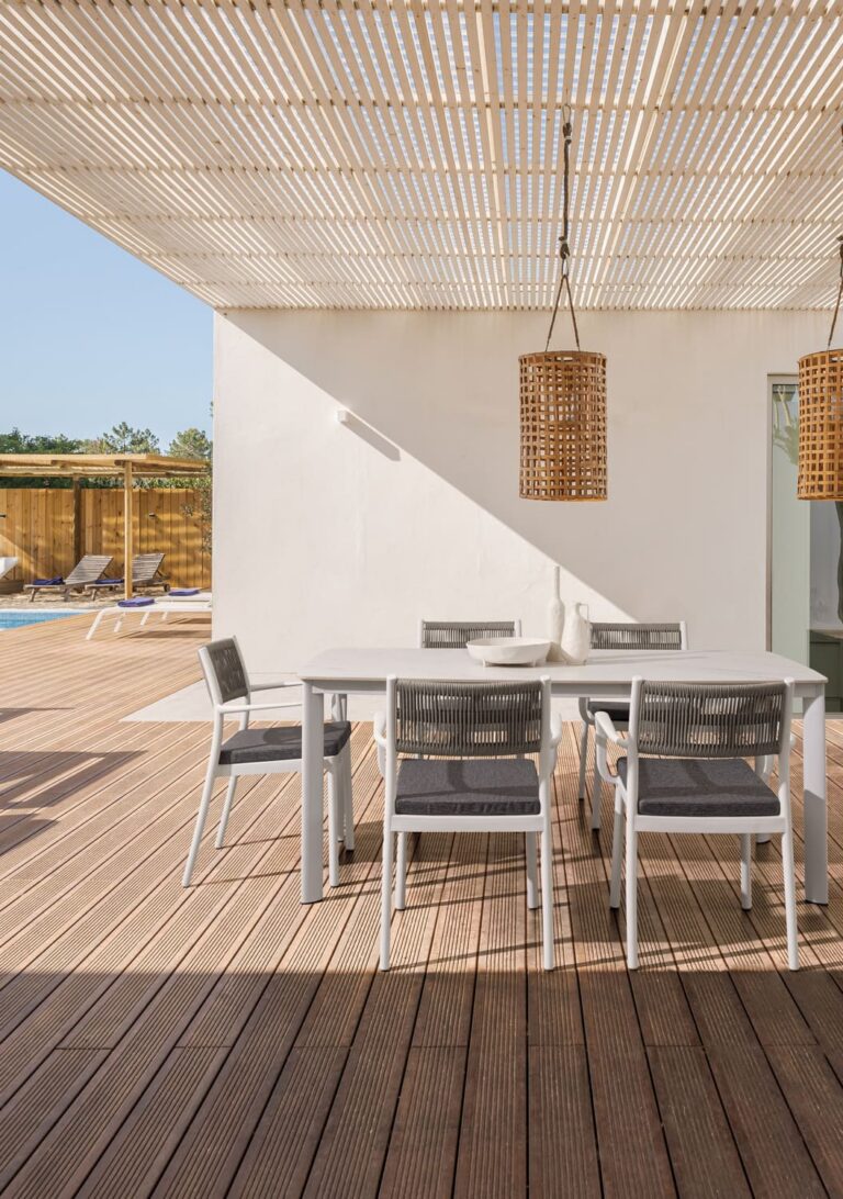 Bizzotto - Garden Chair Alvin Arm White-grey  - Image 11