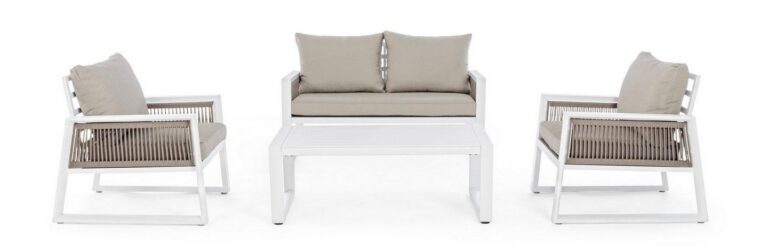 Bizzotto - Комплект садовой мебели Captiva White — изображение 8