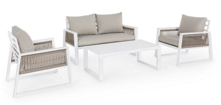 Bizzotto - Комплект садовой мебели Captiva White — изображение 7