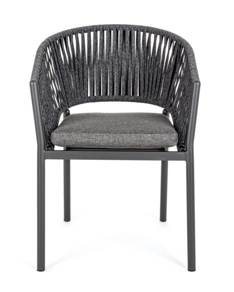 Bizzotto - Садовый стул Florencia Charcoal — изображение 11