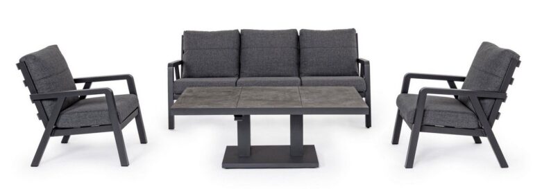 Bizzotto - Комплект садовой мебели Truman Charcoal — изображение 13