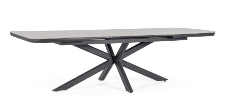 Bizzotto - Outdoor Extendable Table Pascal Anthracite 200-260x110 - Image 11