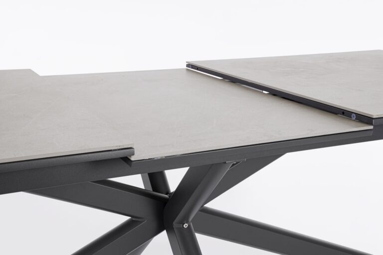 Bizzotto - Outdoor Extendable Table Pascal Anthracite 200-260x110 - Image 3