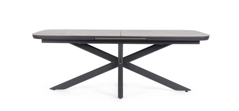 Bizzotto - Outdoor Extendable Table Pascal Anthracite 200-260x110 - Image 10