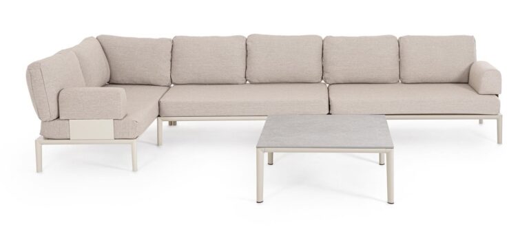 Bizzotto - Outdoor Furniture Set Gerald Pelican Set6 - Image 9