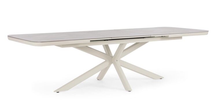 Bizzotto - Outdoor Extendable Table Pascal Pelican 200-260x110 - Image 3