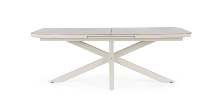 Bizzotto - Outdoor Extendable Table Pascal Pelican 200-260x110 - Image 10