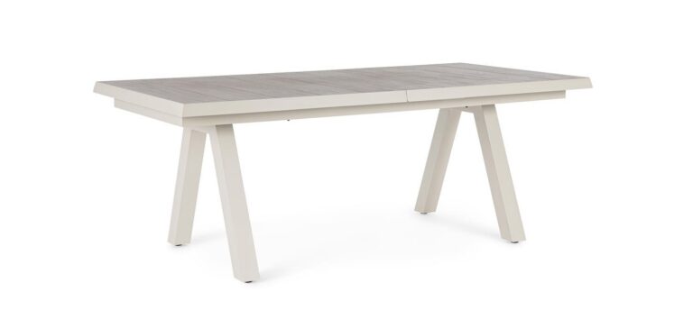 Bizzotto - Extendable Garden Table Krion Pelican 205-265x103 - Image 5