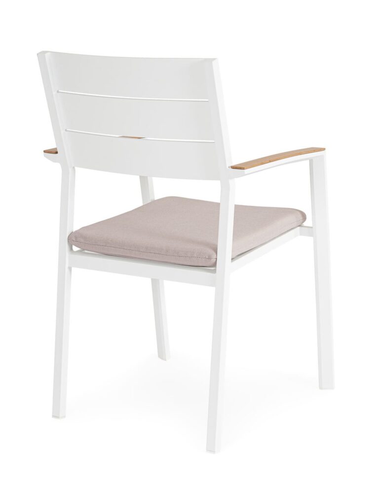 Bizzotto - Garden Chair Zelmar White  - Image 9