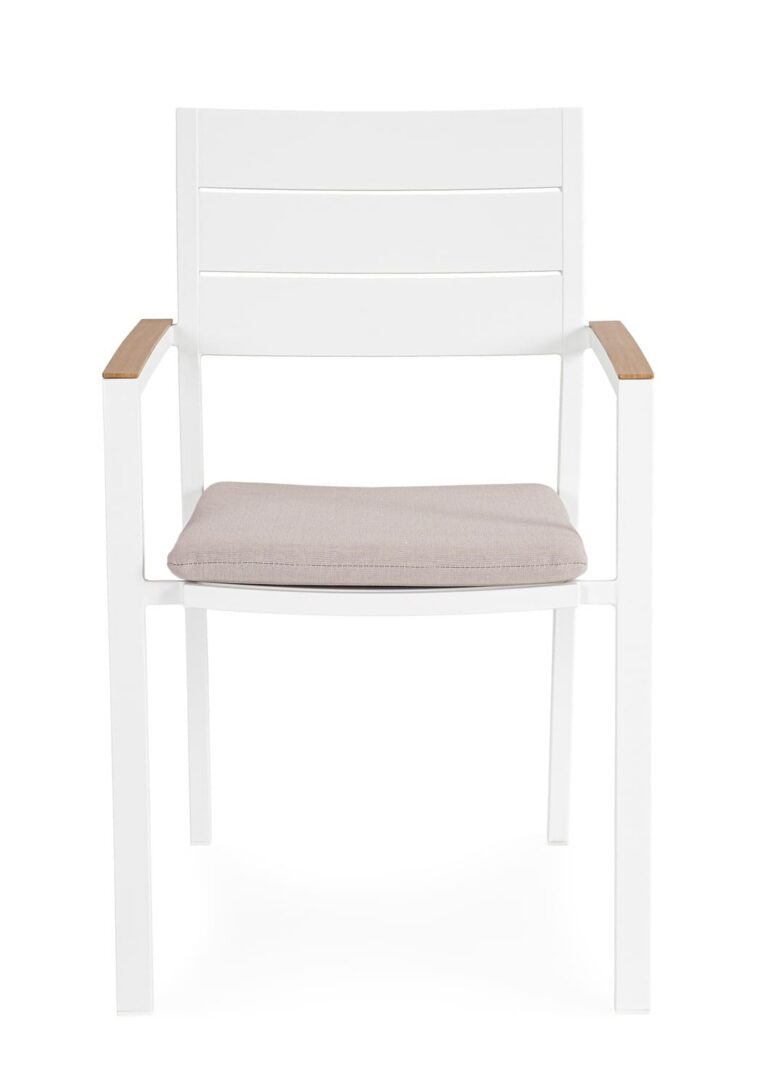 Bizzotto - Garden Chair Zelmar White  - Image 8