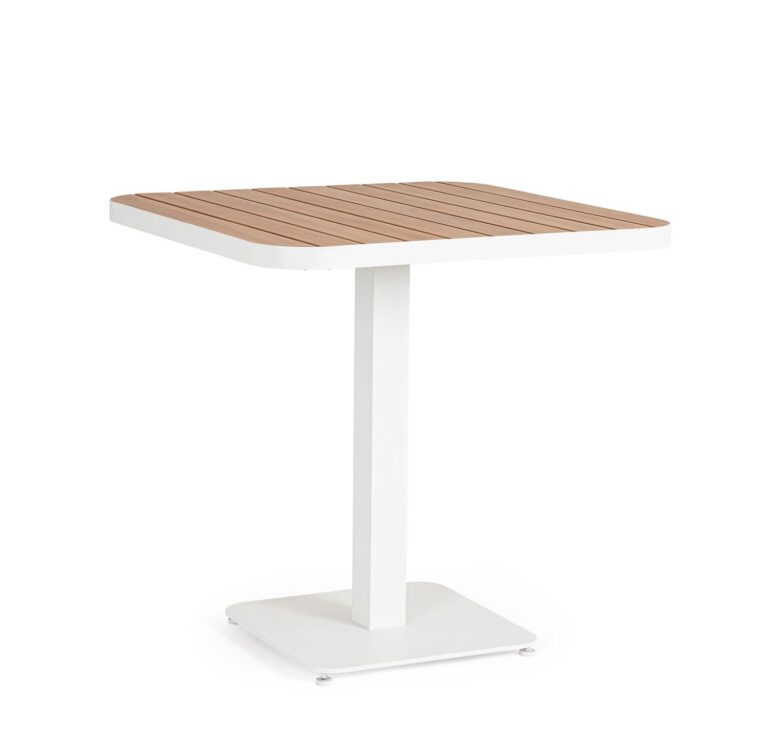 Bizzotto - Садовый стол Belmar White 75x75 — изображение 3