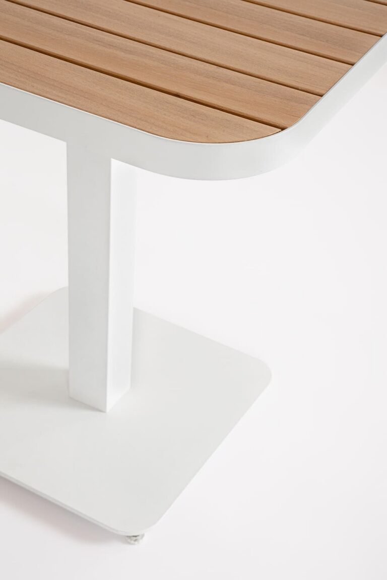 Bizzotto - Садовый стол Belmar White 75x75 — изображение 6