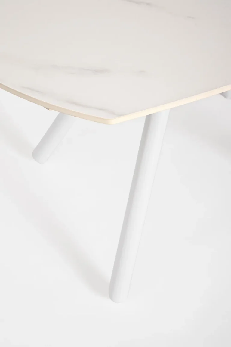 Bizzotto - Extendable Dining Table Raita White 119-178 - Image 7