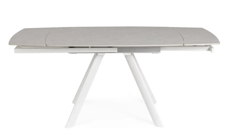 Bizzotto - Extendable Dining Table Raili White 120-180 - Image 6