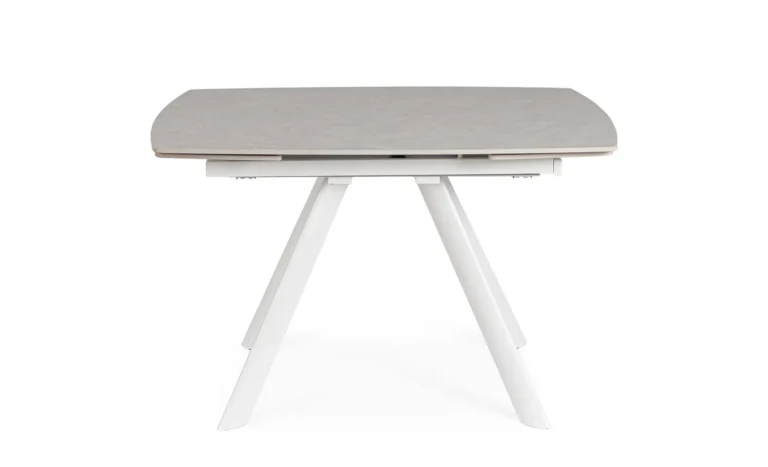 Bizzotto - Extendable Dining Table Raili White 120-180 - Image 5