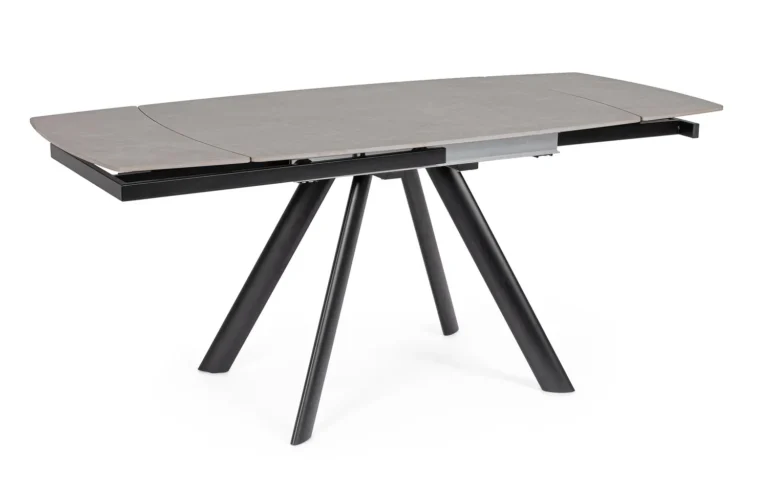 Bizzotto - Extendable Dining Table Raili Black 120-180 - Image 6