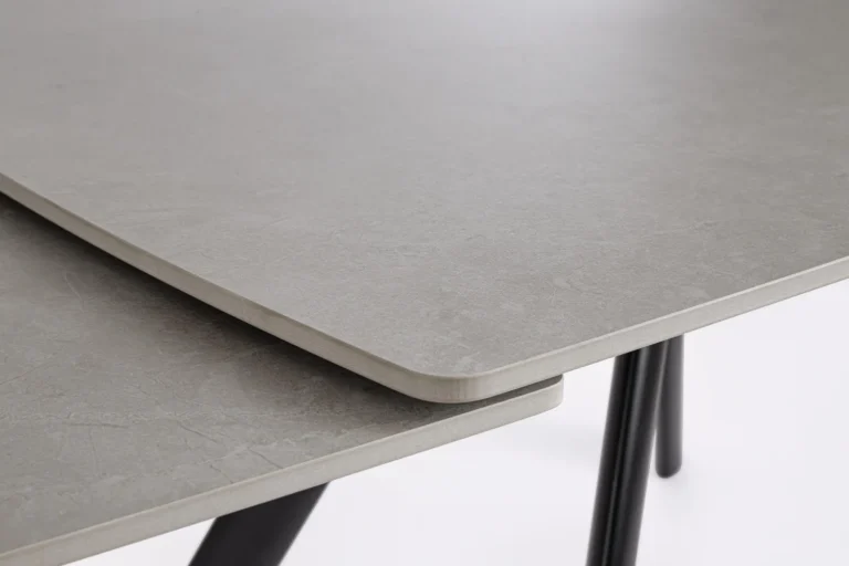 Bizzotto - Extendable Dining Table Raili Black 120-180 - Image 7