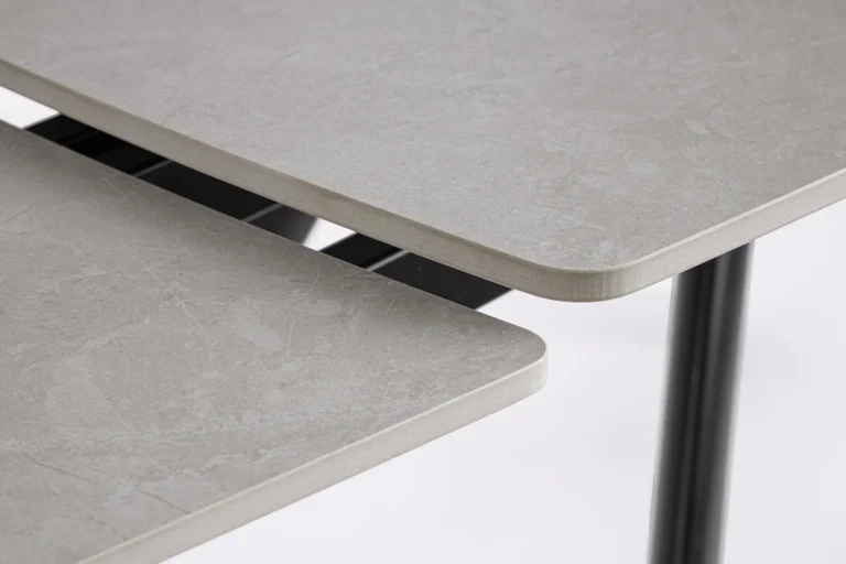 Bizzotto - Extendable Dining Table Raili Black 120-180 - Image 8