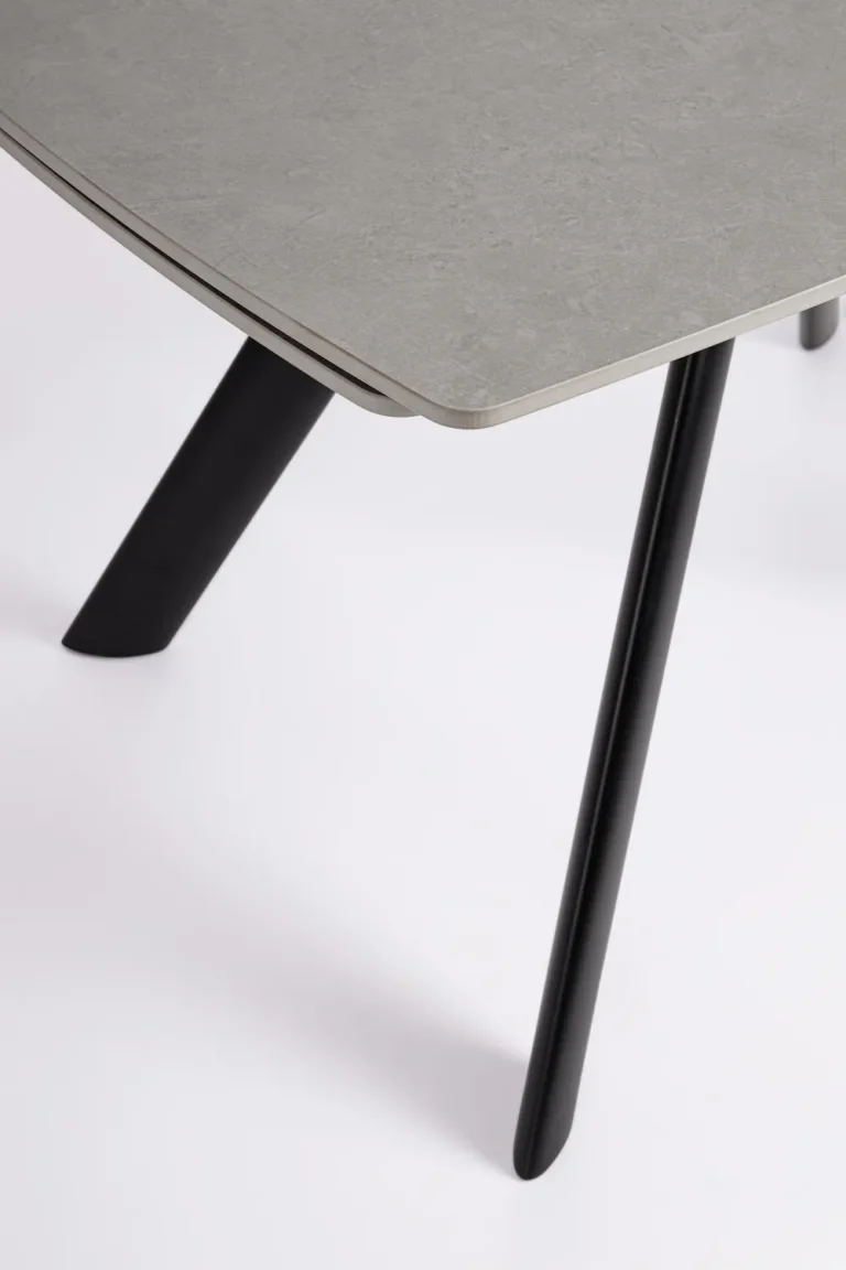Bizzotto - Extendable Dining Table Raili Black 120-180 - Image 9