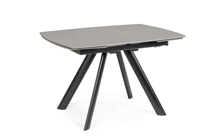 Bizzotto - Extendable Dining Table Raili Black 120-180 - Image 3