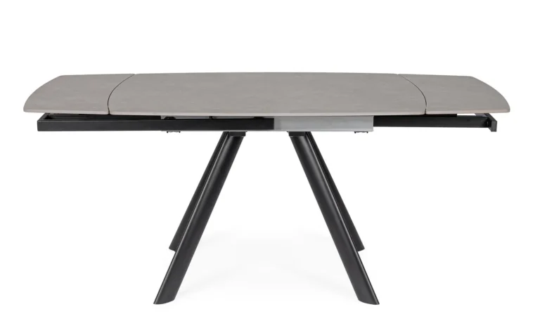 Bizzotto - Extendable Dining Table Raili Black 120-180 - Image 4