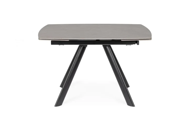 Bizzotto - Extendable Dining Table Raili Black 120-180 - Image 5