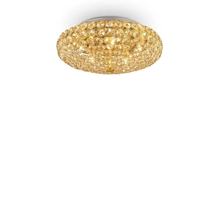 Ideal Lux - Ceiling Lamp King Pl5 Gold - Image 3
