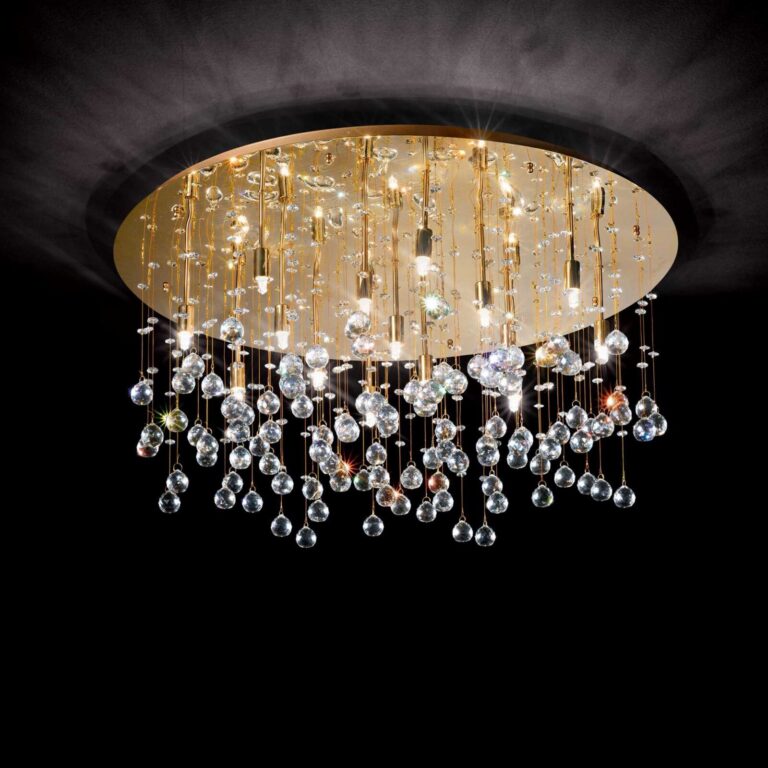 Ideal Lux - Ceiling Lamp Moonlight Pl15 Gold - Image 2