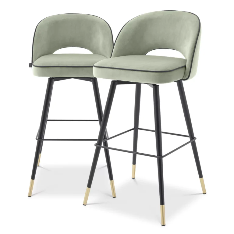 Eichholtz - Bar Stools Cliff Mint Set Of 2 - Image 2