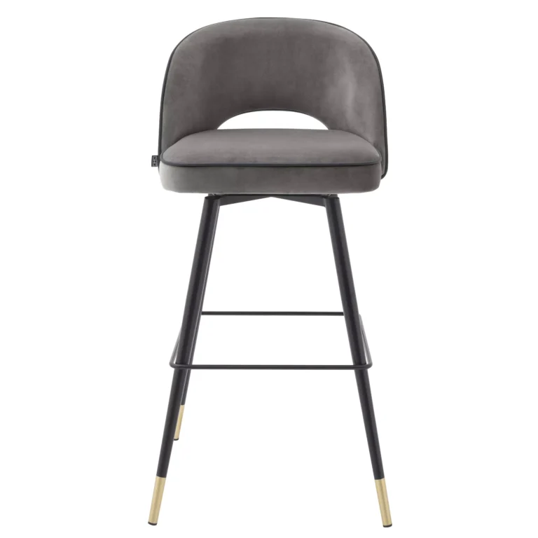 Eichholtz - Bar Stools Cliff Grey Set Of 2 - Image 4