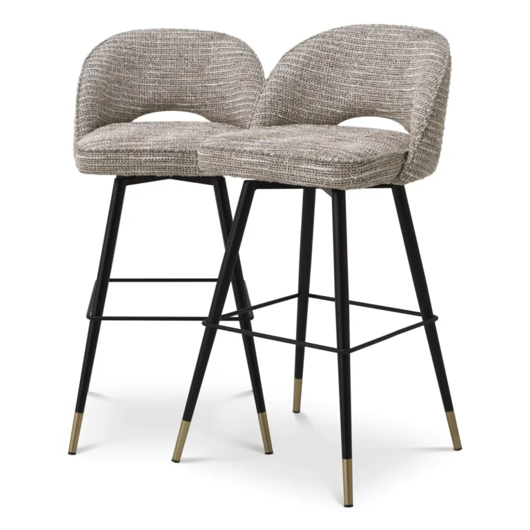 Eichholtz - Барные стулья Cliff Beige Set Of 2 — изображение 2