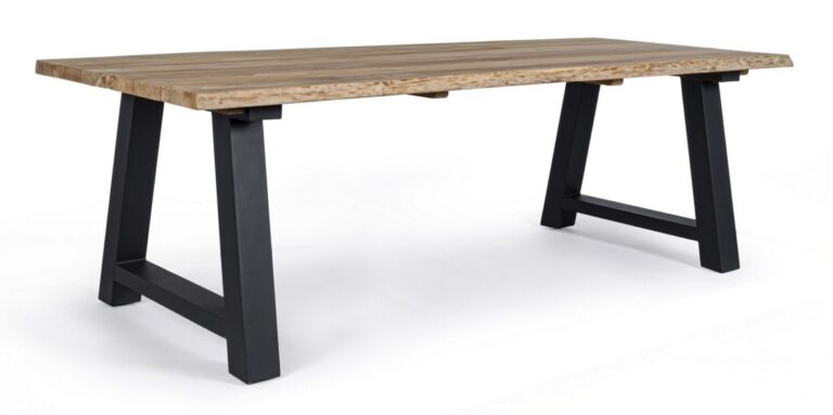 Bizzotto - Outdoor Table Roland Charcoal - Image 3