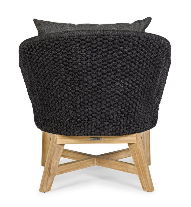Bizzotto - Garden Armchair Coachella Charcoal - Image 11