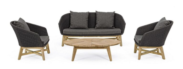 Bizzotto - Garden Armchair Coachella Charcoal - Image 12