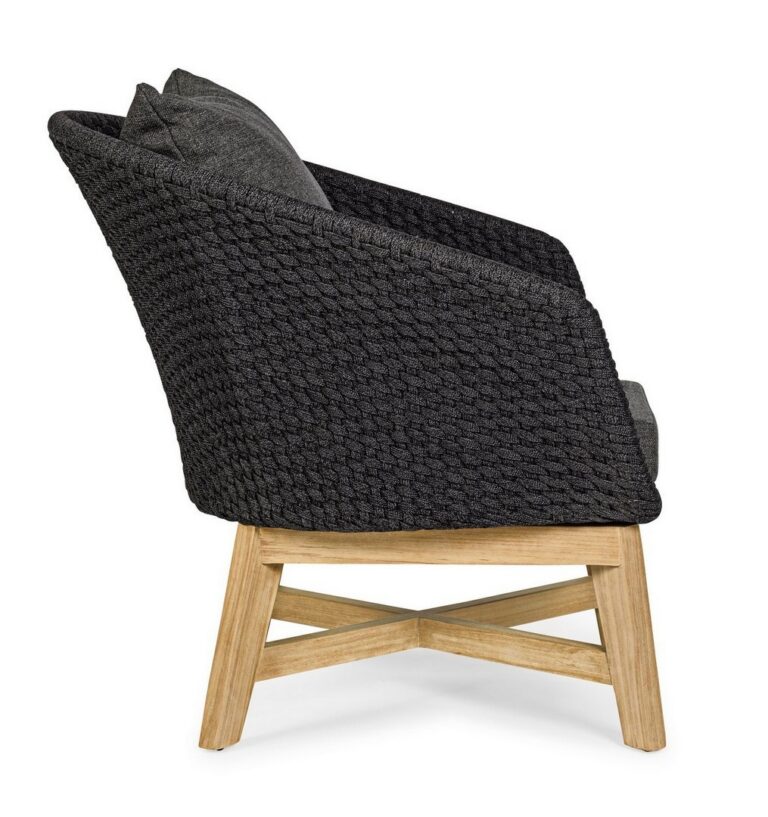 Bizzotto - Garden Armchair Coachella Charcoal - Image 13