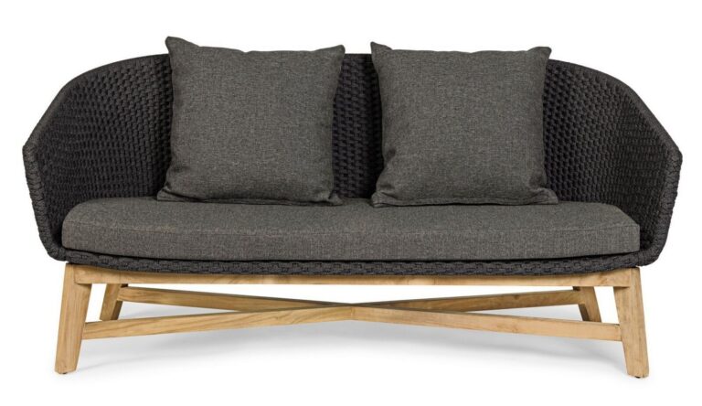 Bizzotto - Garden Sofa Coachella Charcoal - Image 6