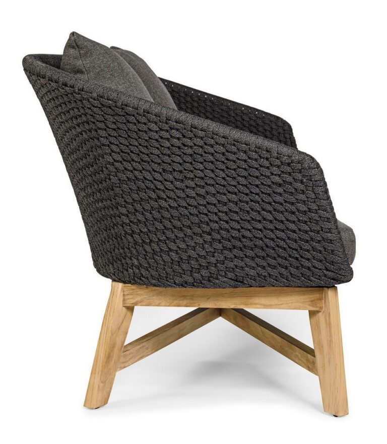 Bizzotto - Garden Sofa Coachella Charcoal - Image 9