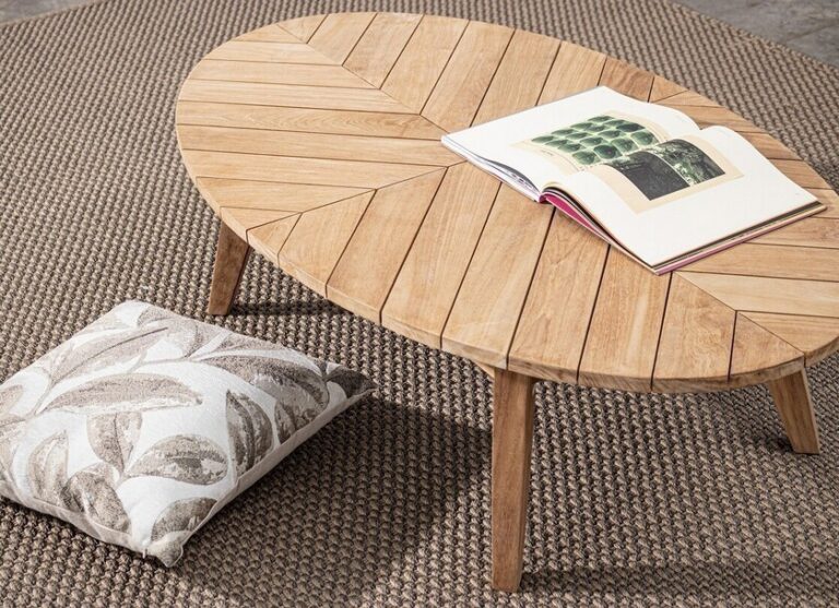 Bizzotto - Outdoor Coffee Table Coachella Oval 120x70 - Image 2