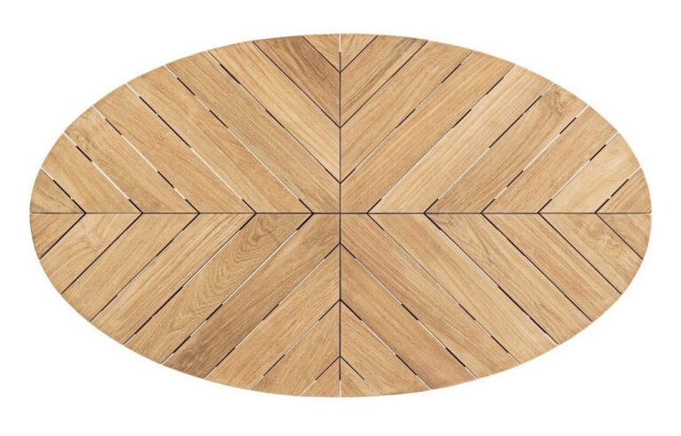 Bizzotto - Outdoor Coffee Table Coachella Oval 120x70 - Image 3