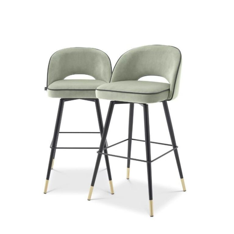 Eichholtz - Bar Stools Cliff Mint Set Of 2