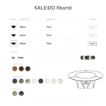 Bontempi - Round dining table Kaleido 54.49 - Image 7