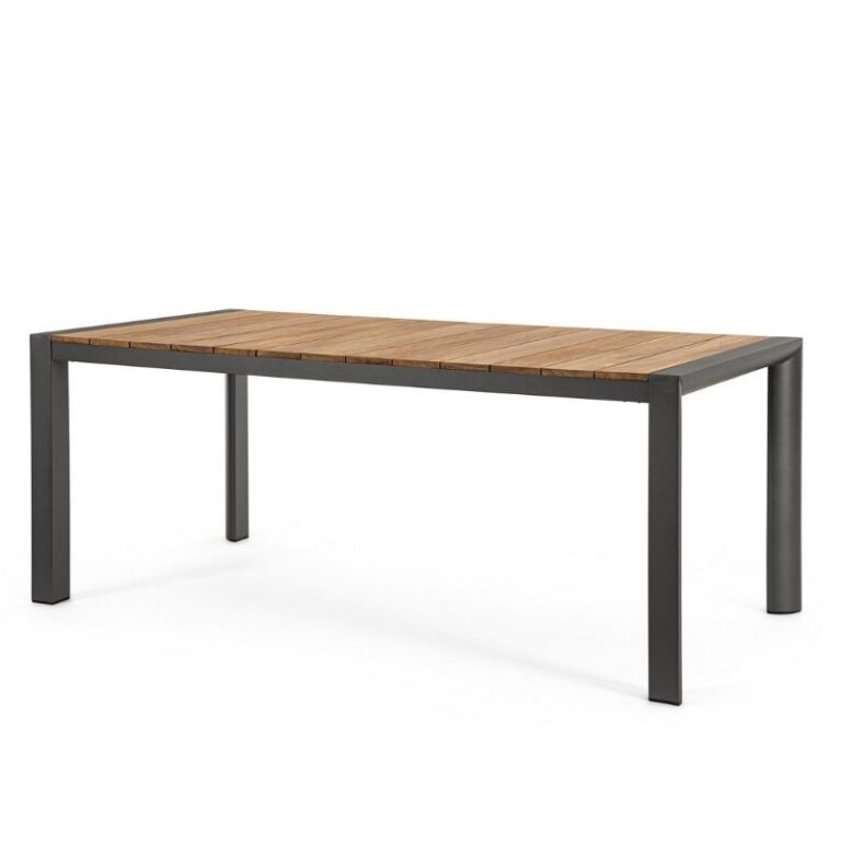 Bizzotto - Outdoor Table Cameron Charcoal 180x90