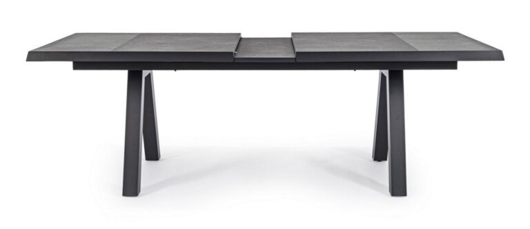 Bizzotto - Extendable Garden Table Krion Charcoal 205-265x103 - Image 12