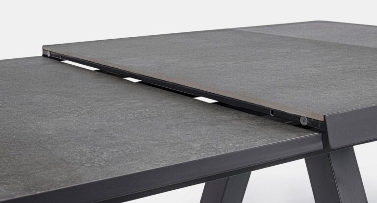 Bizzotto - Extendable Garden Table Krion Charcoal 205-265x103 - Image 13
