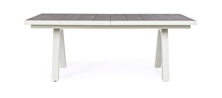 Bizzotto - Extendable Garden Table Krion Lunar 205-265x103 - Image 7