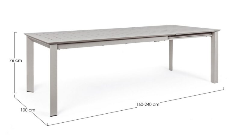 Bizzotto - Садовый стол Konnor Rastin 160-240x100 — изображение 4