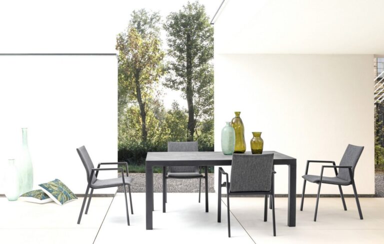 Bizzotto - Outdoor Table Mason Charcoal 160x90 - Image 10