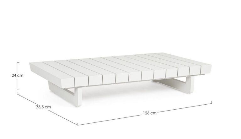 Bizzotto - Садовый столик Infinity White 126x73.5 — изображение 7
