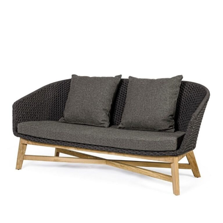 Bizzotto - Garden Sofa Coachella Charcoal