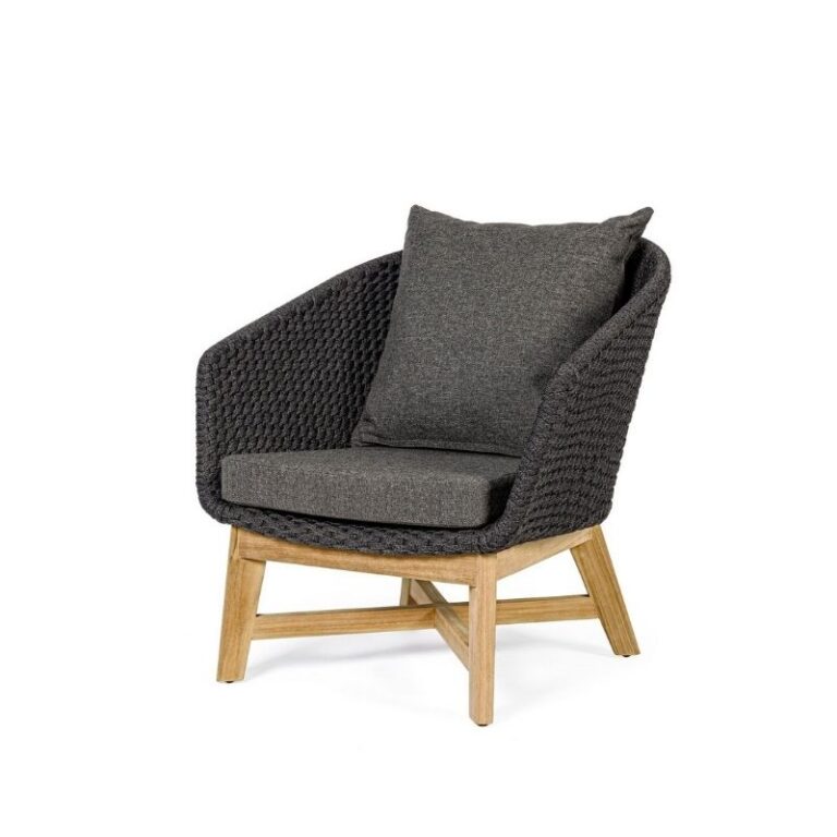 Bizzotto - Garden Armchair Coachella Charcoal